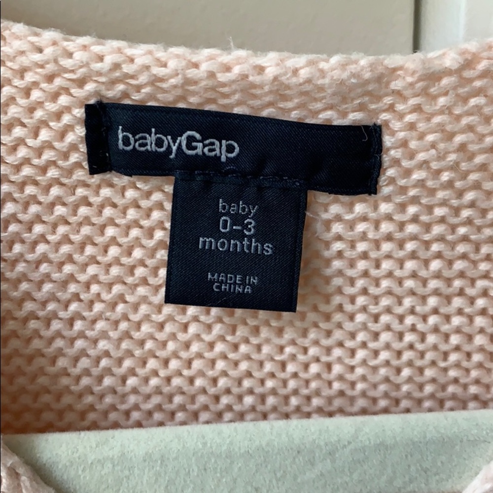 Baby Gap light pink knit ballet top - Picture 2 of 4